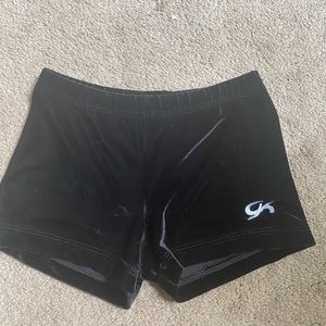 GK velvet black shorts